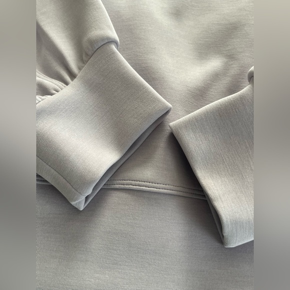 🍋LIKE NEW Lululemon Softstreme Faint Lavender Perfectly Oversized Crop Crew - 10 - Picture 6 of 11